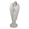 Northlight 30" Ivory Angel with Arms Folded Outdoor Garden Statue - 4 of 4