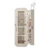 Dolonm Standing Jewelry Cabinet with Full-Length Mirror, Lockable Storage - 3 of 4