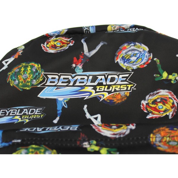 Mochila de Beyblade Burst para niños con estampado de peonza para escuela y viaje 6