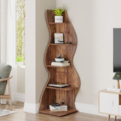 Tribesigns 70" 5-Tier Corner Shelf