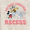 Boys' - Disney - I'm Just Here For Recess Graphic Long Sleeve Fleece Sweatshirt - 2 of 4