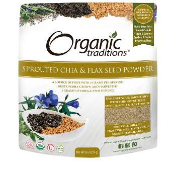 Organic Traditions Organic Sprouted Chia & Flax Seed Powder