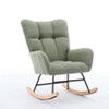 Lyngins Modern Indoor Armchair Rocking Chair with Thicken Seat Cushion,Comfy Accent Glider Chair for Living Room,Nursery - 3 of 4