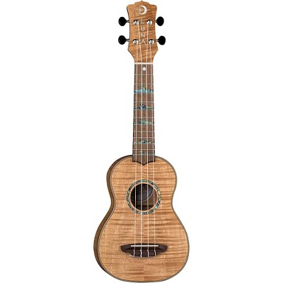 Luna Guitars High Tide Exotic Mahogany Soprano Ukulele High Tide