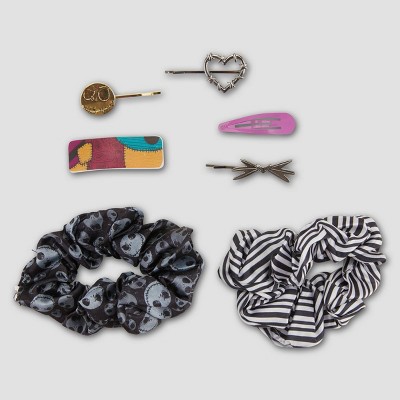 Girls' Disney The Nightmare Before Christmas 7pk Hair Clip Set