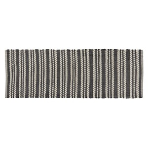 Park Designs Onyx And Ivory Chindi Rug Runner 2' X 6' - 1 of 3