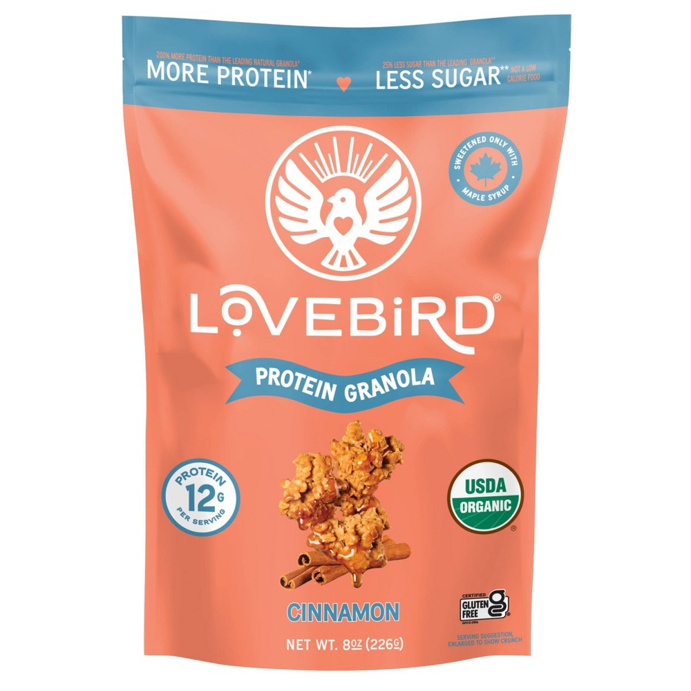 Lovebird Protein Cinnamon Granola - 8oz