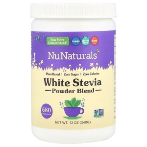 NuNaturals White Stevia Powder Blend, 12 oz (340 g) - 1 of 2