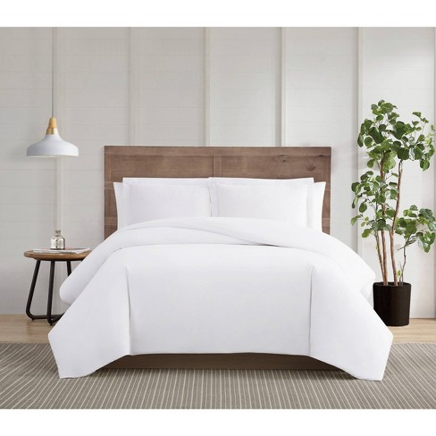 2pc Twin/twin Extra Long Silver Duvet Set White - Truly Calm : Target