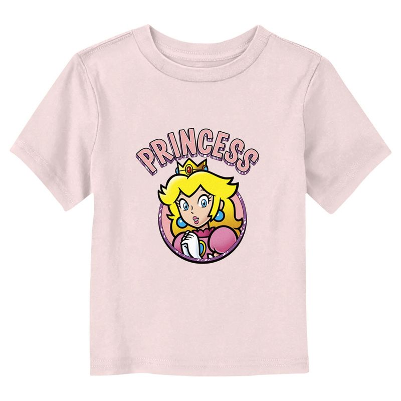 Nintendo Princess Peach Portrait T-Shirt, 1 of 4