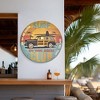 American Art Decor Surf Club Round MDF Wall Plaque - 2 of 4