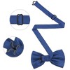 INSPIRE CHIC Men's Adjustable Solid Pre-tied Bow Tie - 2 of 4