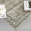 Runner Washable Vintage Floral Entryway Rug Soft Low Pile Non-Slip Non-Shedding Oriental Distressed Rug Hallway Laundry - 4 of 4