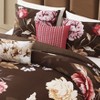 Bebejan Floral Garden on Mocha 100% Cotton 5-Piece Reversible Comforter Set - 4 of 4