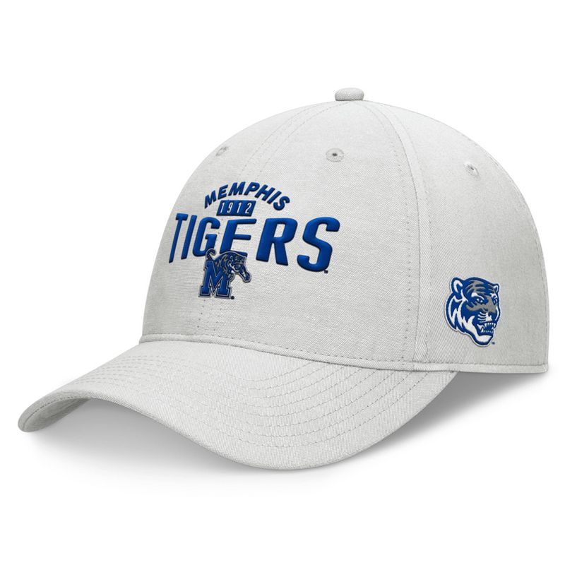 NCAA Memphis Tigers Unstructured Chambray Cotton Hat - Gray, 1 of 5