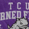 NCAA TCU Horned Frogs Vintage Arch Block Flannel Fleece Blanket - 2 of 3
