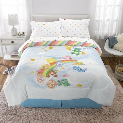 Care Bears Twin Size Duvet Cover deals w/Pillow Shams Set NEW