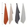 Storied Home Cotton Tea Towels, Set of 4 Colors - 3 of 4