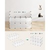SONGMICS 20 Panels Pet Playpen with Floor, Small Animal Playpen, Pet Fence Indoor, DIY Plastic Enclosure for Guinea Pigs, Bunny, Hamsters, Hedgehogs - 3 of 4