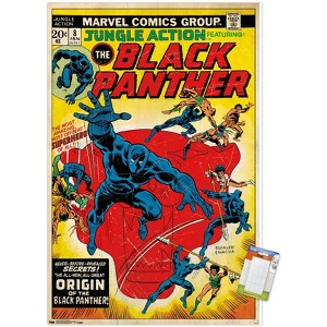 Trends International Marvel Comics - Black Panther - Jungle Action Cover Unframed Wall Poster Prints - 1 of 4