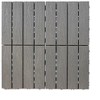 Wood Plastic Composite Patio Deck Tiles,DIY Interlocking Decking Tiles, Indoor Outdoor (11 pack, 12" x 12") - 4 of 4