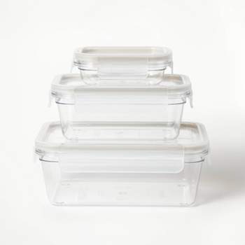 Ello 2pk Plastic Lunch Stack Food Storage Container Blue : Target