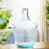 Olivia & May 17'' x 10'' Recycled Glass Vase with Bubble Texture Blue: Farmhouse Style Amphora Tabletop Decor - 3 of 4