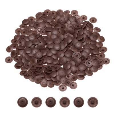 Unique Bargains Plastic Decoration Furniture White Screw Cap Covers