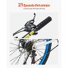 VEVOR Mountain Bike, 26-inch MTB Bicycle with Full Dual Suspension, 21-Speed ​​Twist Shifter,Dual Disc Brakes, Aluminum Alloy Frame , Black&Blue - 4 of 4