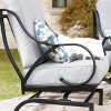 2pk Outdoor Rocking Chairs with Cushions - Lokatse - 4 of 4