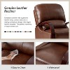 Set of 2 Alexandra Genuine Leather Manual Recliner| ART OF LIVING DESIGNS - 4 of 4