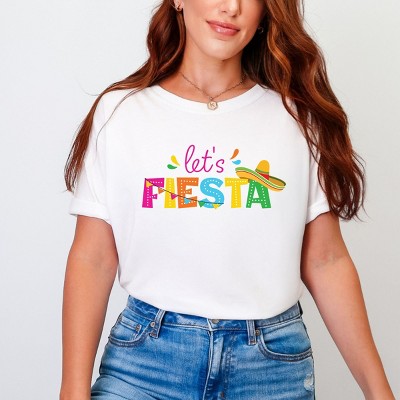 Simply Sage Market Let's Fiesta Colorful Garment Dyed Tee