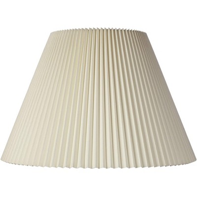 Brentwood Beige Pleated Lamp Shade 10.75x22x15.5 (Spider)