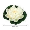 Unique Bargains Artificial Lotus Flower for Garden Ponds Pool Decoration 6 Pcs - image 4 of 4