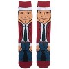 National Lampoon Christmas Vacation Clark Griswold Sublimated 360 Crew Socks Red - 2 of 3