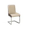 Brassex Set of 2 Donatello Dining Chairs Brown - 3 of 4