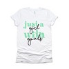 Simply Sage Market Women's Just A Girl With Goals Puff Print Short Sleeve Graphic Tee - 2 of 4