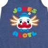 Girls' - Instant Message - Jokes Alotl Graphic Sleeveless Aline Dress - 2 of 4