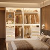 Aheaplus 72'' Set of 2 Freestanding Closet System with 6 Drawers and 4 Hanging Rods, Reversible Wardrobe with Shelves - 4 of 4