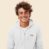 Dalix Cappuccino Embroidered Zip Hoodie Fleece Long Sleeve Pocket Warm Soft Mens - 4 of 4