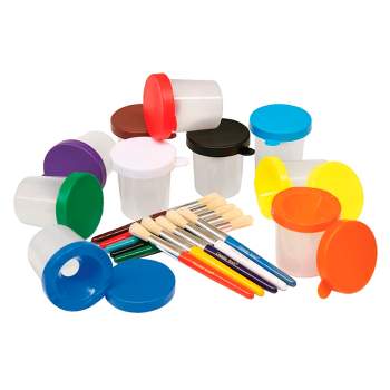 3 No Spill Paint Cup with Lid - Storage & Organization - Art Supplies & Painting WB-1105