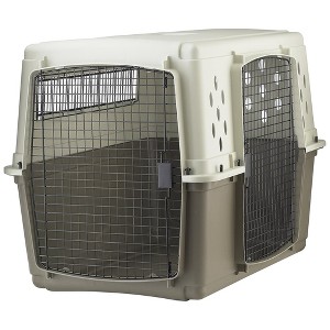 Pet Lodge 2-Door Pet Crate, Airline Approved Dog and Cat Carrier for Travel, Heavy Duty Plastic Kennel, Fits up to 100 Pounds, Extra-Large - 1 of 4