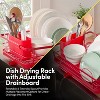 3-Piece Multi-Functional Dish Drying Rack with Drain Board & Utensil Holder - 4 of 4