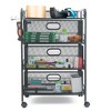 Mind Reader Metal Rolling File Cart with Drawers for Kitchen - 2 of 4