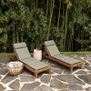 ARDEN earthFIBER Outdoor Chaise Cushion, 21 x 72, Water repellent, Fade Resistant, Cushion for Chaise Lounger 21 x 72 - 3 of 4