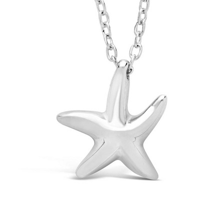 SHINE by Sterling Forever Sterling Silver Mini Starfish Pendant Necklace