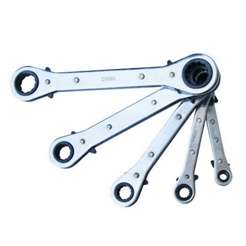 Apollo Tools 5pc SAE Ratcheting Wrench Set DT1212, 4 of 7
