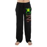 Mens Frogger Retro Video Game Sleep Pajama Pants