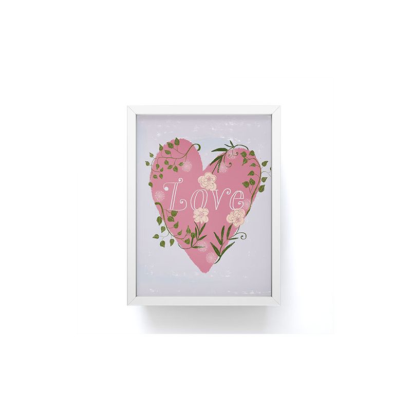 Joy Laforme Love your Valentine Framed Mini Art Print - Society6, 1 of 4