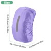 Unique Bargains Waterproof Backpack Rain Cover with a Vertical Reflective Strap for Hiking/Biking 1 Pc - 3 of 4